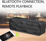 Wireless bluetooth speakers, portable V4.5 stereo speakers with built-in dual drivers and speakerphone, HD audio and FM radio(Silver) WELL