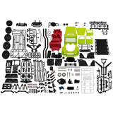 (Light green) G500 MN86KS 1/12 RC Auto Jeep Ferngesteuertes Car 2.4G 4WD Crawler Truck DIY