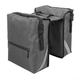 Double Bag 28L Reflective Bicycle Side Bag with Nylon Handles for Easy Transport