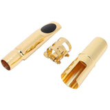Tenor Saxophone Mouthpiece, Brass Sax Mouthpiece Fine Workmanship Metal Sax Mouthpiece for Performance(6 breaths)