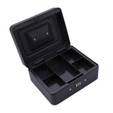 Thickened Metal Cash Box Combination Lock Box for Cash Co Keys Checks for Businesses