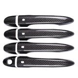 Carbon Fiber Door Handle Cover Car Exterior Door Handles Trim for Quattroporte 2013-2017