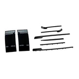 Door Side Body Fender Vent Trim Strip Kit Fit For Range Rover L405 2013-22 Black