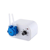 Micro Peristaltic Pump, NKCPDC, 12V with Power Supply Adjustable Flow Lab Dosing Pump Silicone Pump Tube(NKCPDCS10B)