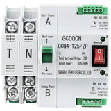 Dual Power Automatic  fer Switch SMGQ2-63 / 2P Circuit Breaker Home Rail Installation