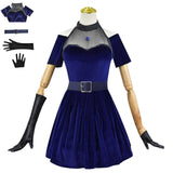 R7 Stage Mizi Cosplay Costume Dress Gloves with Accessories Costume Full Set Opera Musical Stage Party Show