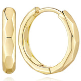 14K Gold Earrings 14K Gold Huggie Earrings s Earring Small Hoop Earring  20MM 2.7G