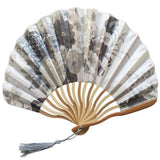 Handheld Fan, Folding Fans, Chinese Style Hand Held Fan Bamboo Paper Party Wedding Decor Vintage Fans