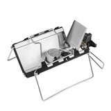 Camping stove, outdoor windproof with high performance, Gas cartridge stove for picnic accessories