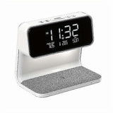 Large Screen Student Clock Table Lamp Integrated Bedroom Bedside Mobile Phone Wireless Charging Nigh