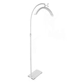 Half Moon Shaped Beauty Floor Lamp 3 Color Temp Adjustable Eyelash LED Floor Light for Skincare Tattoo 100240V US Plug