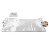 Far Infrared Detox Sauna Heating Blanket Body Slimming Fitness Anti Aging Machine Silver