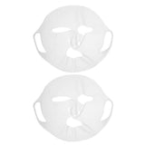 2pcs Silicone Face Mask Cover Ear-Hook Facial Mask Sheet Reusable 3d Face Mask Cover For Women Skincare Hydrotherapy Patch Wrap For Beauty Prevent Eva