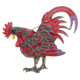 Women Shirt Brooch Pin Rooster Designed Brooch Ornament Women Brooch Jewelry Rooster Brooch Pin Rooster Brooch Craft Decor