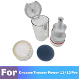 For Trouver Power 11/12 Pro Vacuum Cleaner Dust Cup Dust Bucket +HEPA Filter + Multi-Cone Cyclone