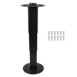 Table Pedestal Stand Base 310mm to 710mm Adjustable Aluminum Alloy Table Pedestal Stand for RV Camper Caravan Boat Yacht