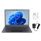Laptop 10.1in IPS 1280x800 2.8Ghz N4020C Processor 8GB RAM Small Computer for Win 11 Business Entertainment EU Plug 100?240V 512GB