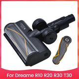 Vacuum Electric Floor Brush Attachment for R10 R20 R30 T30 Floor Soft Roller Brush Head with LED Dust Light
