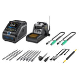 (6) DWS-200 Digital Soldering Station 200W Electronic Welding Rework Station Temperature Display Temperature Adjustment