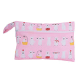 Lovely Diaper Storage Bag Cartoon Animal Pattern Travel Portable Nappy Bag Pouch#27