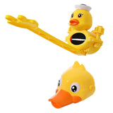 Cartoon Faucet Extender Set ABS Double Extension Gather Water Kids Faucet Handle Extender Set for Toddler Baby Children Yellow