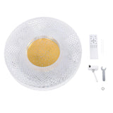 LED Flush Mount Ceiling Lamp Round Dimmable 3 Color Temp with Remote Control Round Bathroom Lamp for Bedroom Entrance