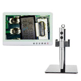 (B008+Z001 Bracket+10 inch Screen) 5 Million Digital Electron Microscope Magnifying Dermatoscope