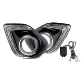 Car Led Drl Daytime Running Lights Daylight Waterproof Fog Head Light Lamp For Asx 2013 2014 2015
