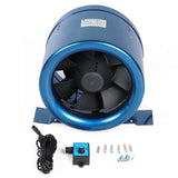 10in Adjustable Speed Controller Duct Fan for Hotels 150W 3200RPM 1065CFM 1808m H AC220V