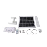 12V Outdoor Waterproof Infrared Microwave Motion Sensor Safety Reminder Speaker Solar Induction Voice Prompter Reservoir Safety Warning Alarm Horn