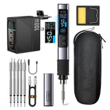 -02A Smart Electric Soldering Iron PD 100W Adjustable Constant Temperature Fast Heat Portable Sold