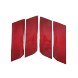 Carbon Fiber for 2005-2013 Car Sides Body Air Vent Outlet Cover Trim ,Red