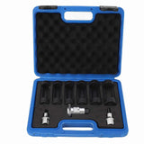 Strut Nut Socket Set with 12 Points Drive Easy Removal 16mm 18mm 19mm 21mm 22mm 24mm Universal Fit for Cars
