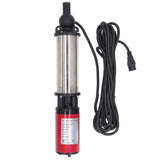 DC24V 300W DC Deep Well Pump 4m/h 15m Lift Copper Motor Solar Water Pump for Households Farms Camping Vehicles