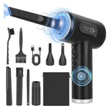 2in1 Electric Compressed Air Duster Cordless Air Duster And Vacuum Air Duster Blower 3 Adjustab