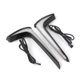 Motorcycle Front Fairing LightIndicator Run Turn Brake Lights for Indian Chieftain Pursuit Black an
