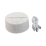 Crack Base Led Night Light Atmosphere Desk Lamp Sensing Touch Base
