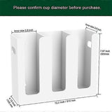 For Free Punching Wallmounted Cup Holder