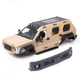 (Khaki) 12.8Inch 324mm Wheelbase Off-road Crawler Body Car for Shell For 1/10 RC Crawler Car Upgrade DIY Parts Accessories Set  Khaki