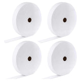 4 Rolls JellyRoll Batting Strip 2 1/4 Inch Total 200 Yards Cotton Blend Batting on A Roll, Flexible for JellyRoll Rugs