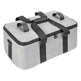 (M) Professional Photography Accessory Storage Bag Portable Handbag Shoulder Pouch with Built In Pockets and Interior Layout  M