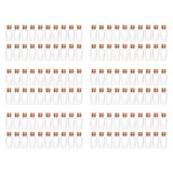 120 Pcs Vials Bottles Mini Glass Bottle with Cork Stopper Wish Bottles, for Weddings, Creations and