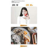Dual Color Ring Light Handheld Photography Fill Light for Live Streaming and Photography