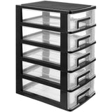 Plastic Storage Drawer Desk Organizer Sundries Storage Holder Drawer Type Organizer Box