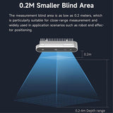 3D Depth Camera Sensor Electronic Module FOV 73.8 Support ROS1 ROS2 for Robot Without Bracket