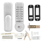 Mechanical Digital Door Lock Set Waterproof Password Push Button Combination Keyless Entry for Home Office