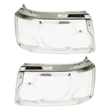 For Land Rover Range Rover Sport 2006-2009 Pair Headlamp Headlight Lens Cover tBNEW