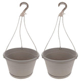 2pcs Hanging Planter Hanging Flower Pot Home Balcony Flower Basket Garden Flower Pot