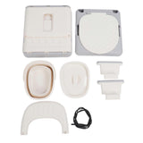 Foldable Bedside Commode Fall Odor Proof Portable Toilet Bedside Commode Chair for Adult
