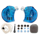 HiFi Wired Earbuds Stylish Noise Reduction Ergonomic Stereo Wired Earphones for Any Scene Blue 2.5